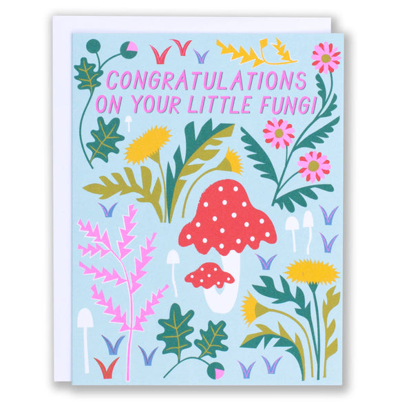 Congratulations Baby Fungi Card