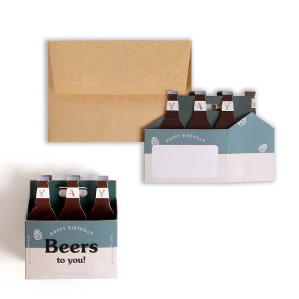 Beers to You Pop-Up Birthday Card