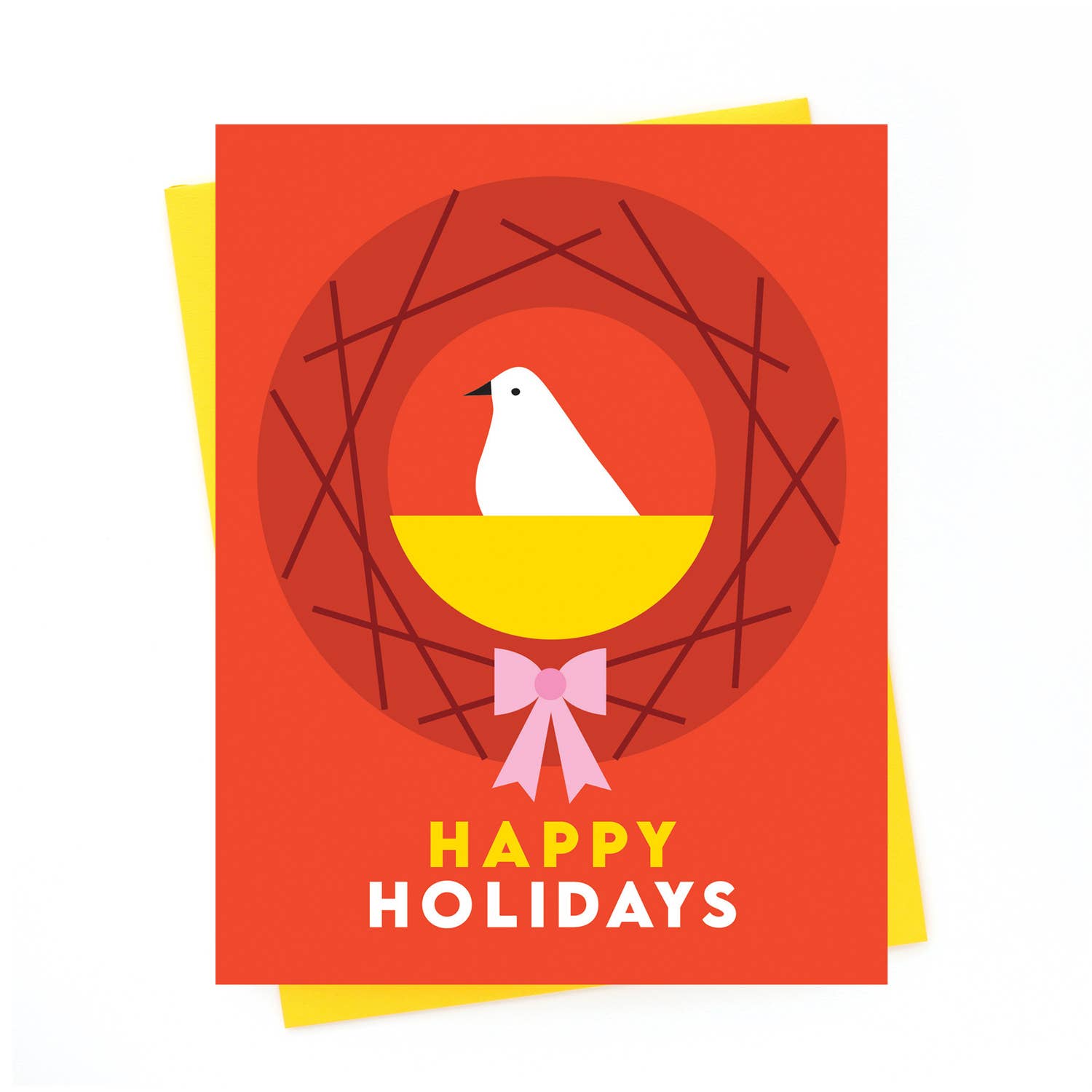 Dove & Wreath Holiday Card