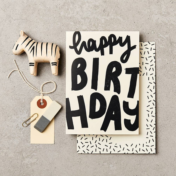 Zebra Happy Birthday Card For Kids