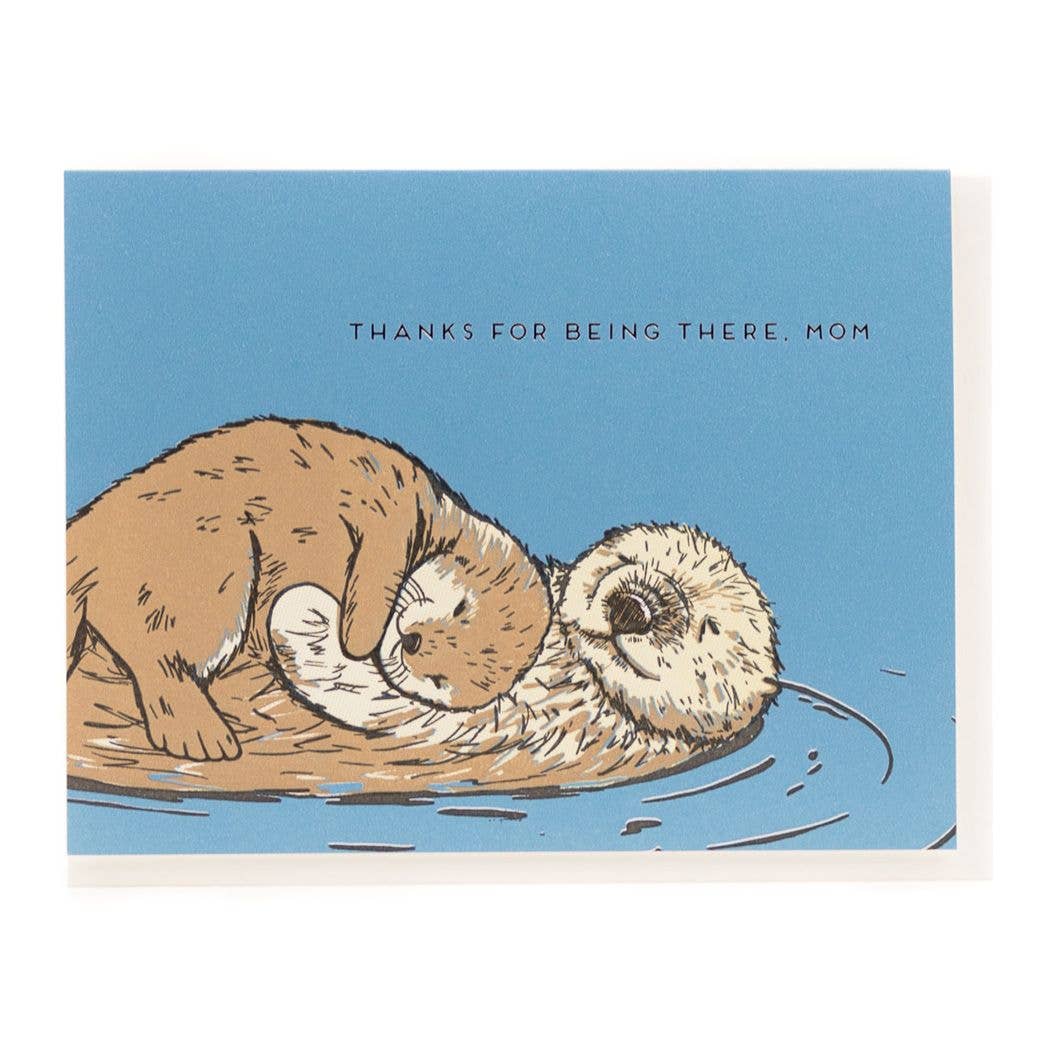 Otter Mom Card