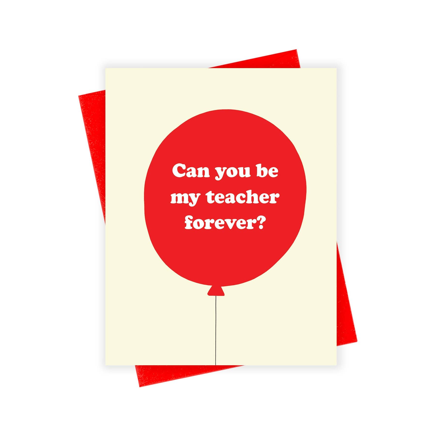 Teacher Forever Card