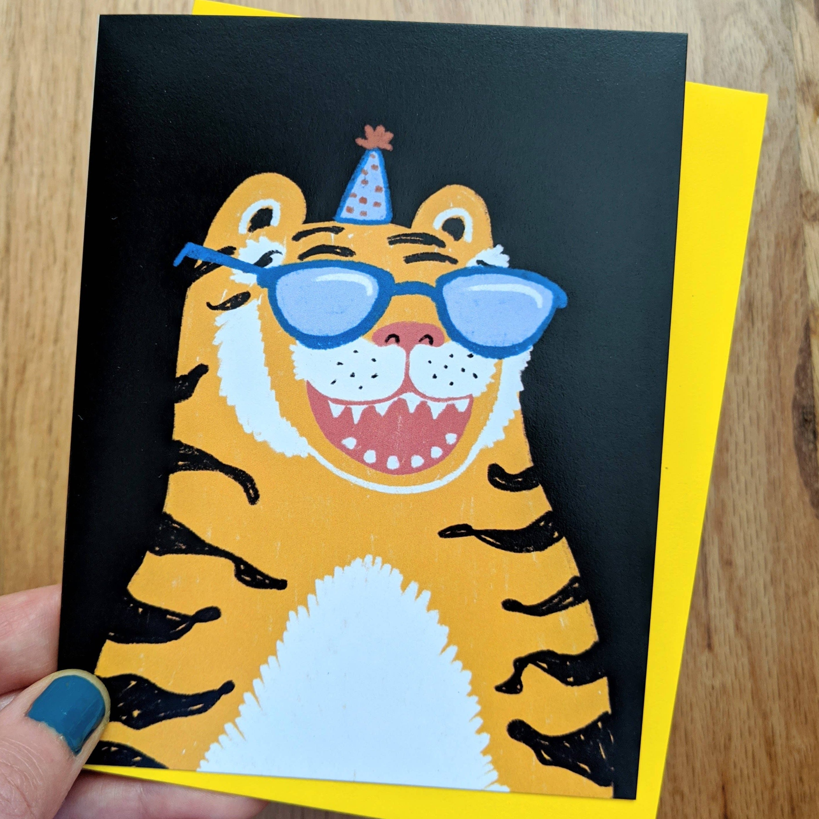 Cool Tiger Birthday Card