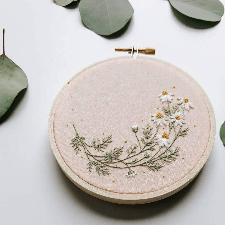 Roman Chamomile Embroidery Kit