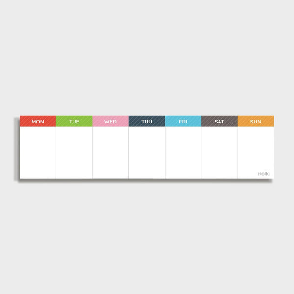 Mini Week Planner: Crayon