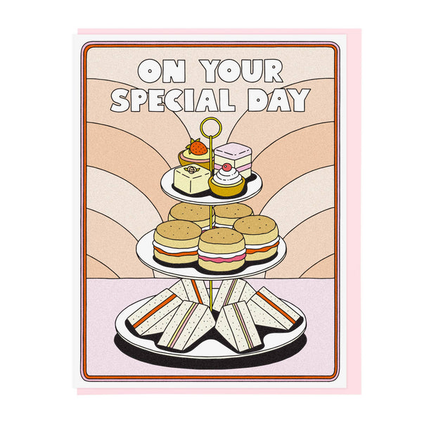 On Your Special Day Tea Time Card