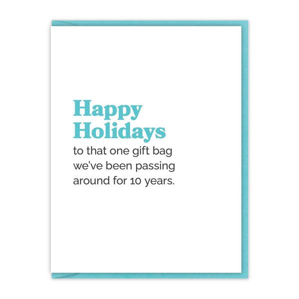 That One Gift Bag Holiday Card