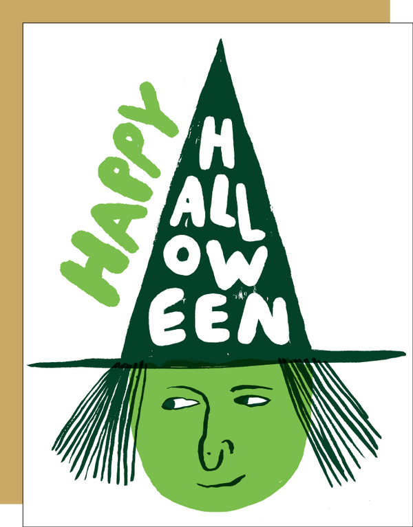Happy Halloween Witchy Card