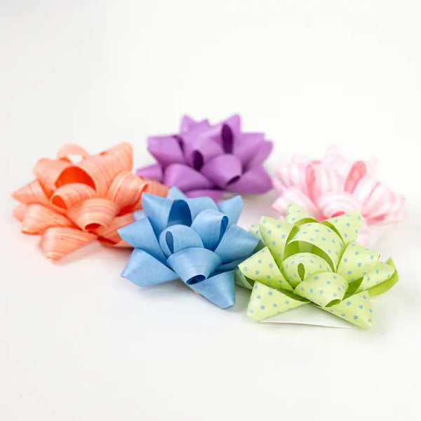 Eco Gift Bows: Soft Colors Mix