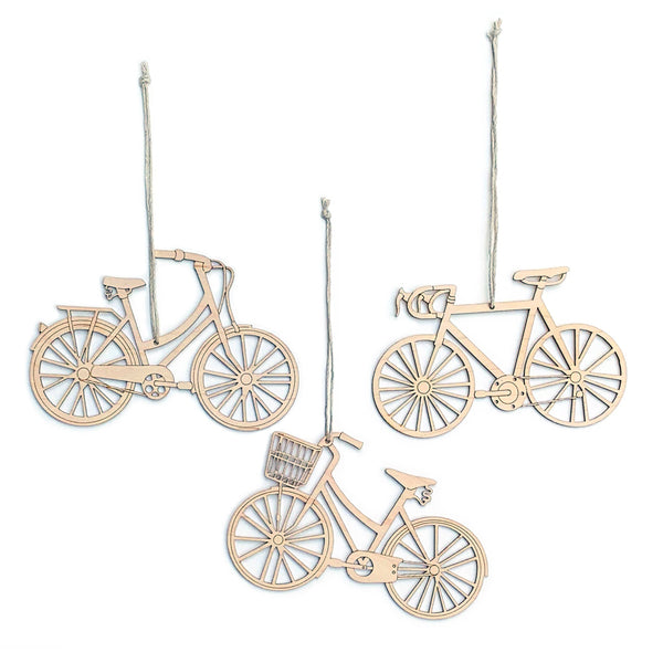 Bicycle Ornament Set