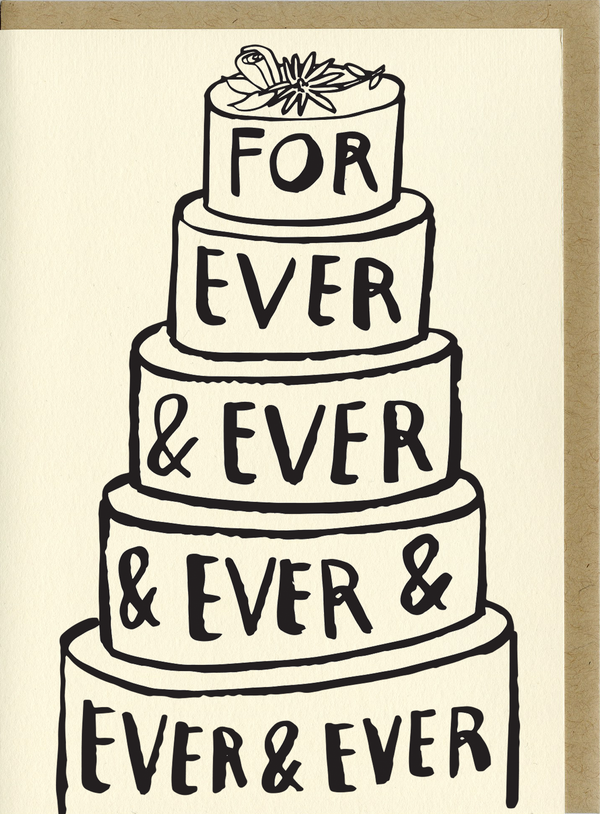Forever and Ever Cake Card