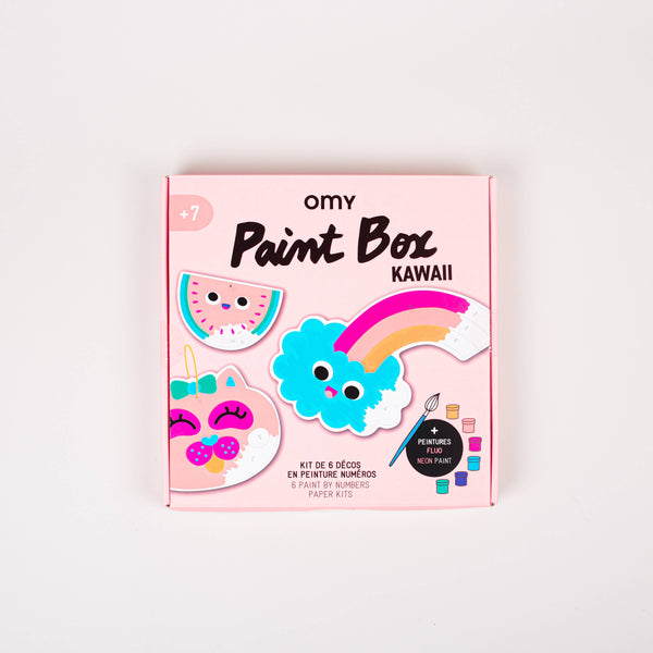 Kawaii Paint by Number Paint Box