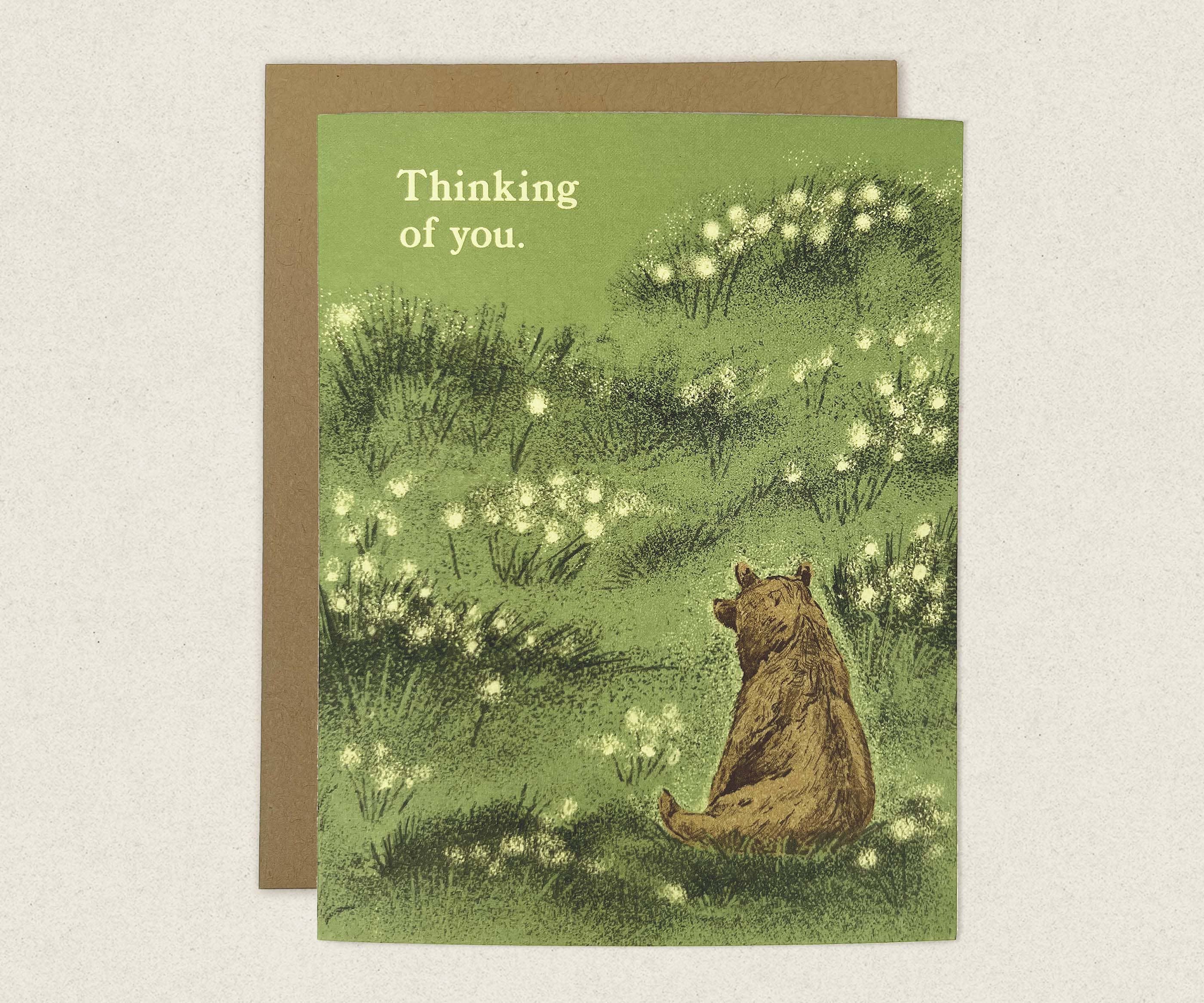 Thinking of You Bear Card