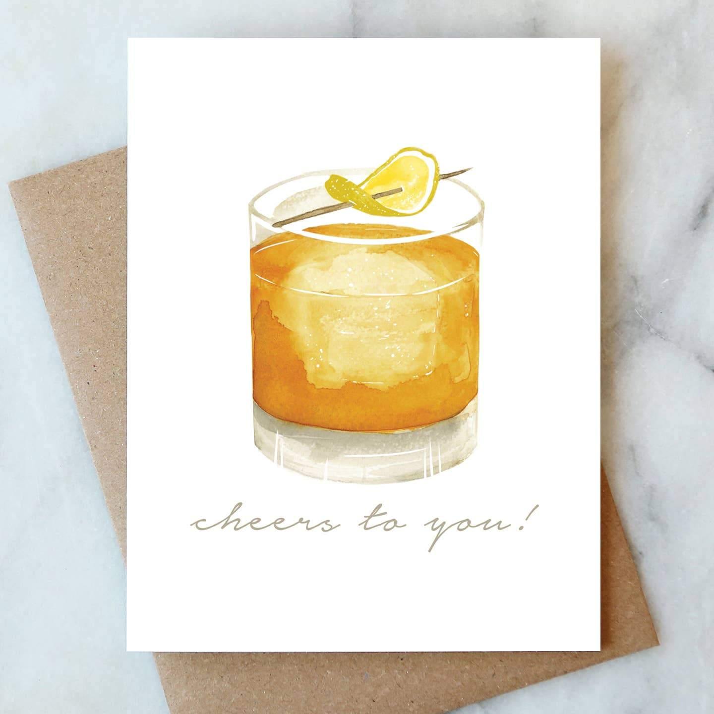 Whiskey Cheers Card - DIGS