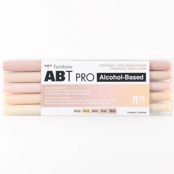 ABT PRO Alcohol-Based Markers: Portrait - Fair Complexion 5-Pack