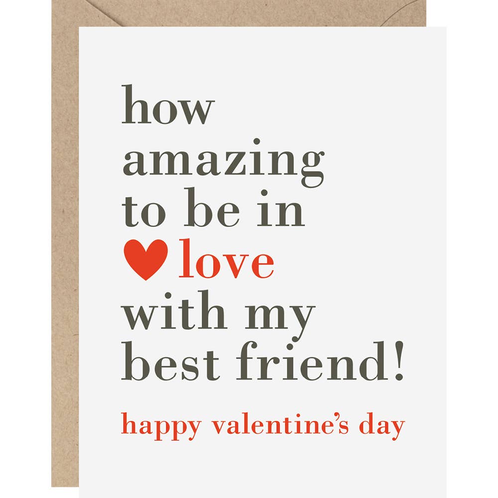 In Love with My Best Friend Card