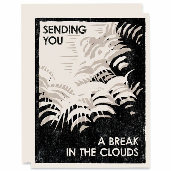 Sending You A Break In The Clouds Card