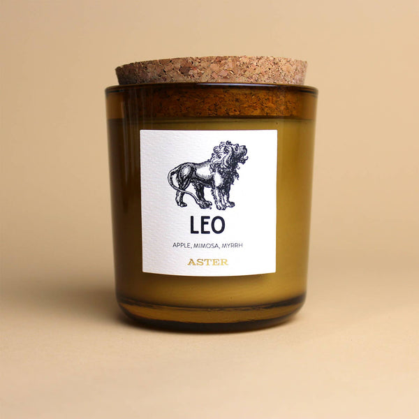 Leo Zodiac Candle