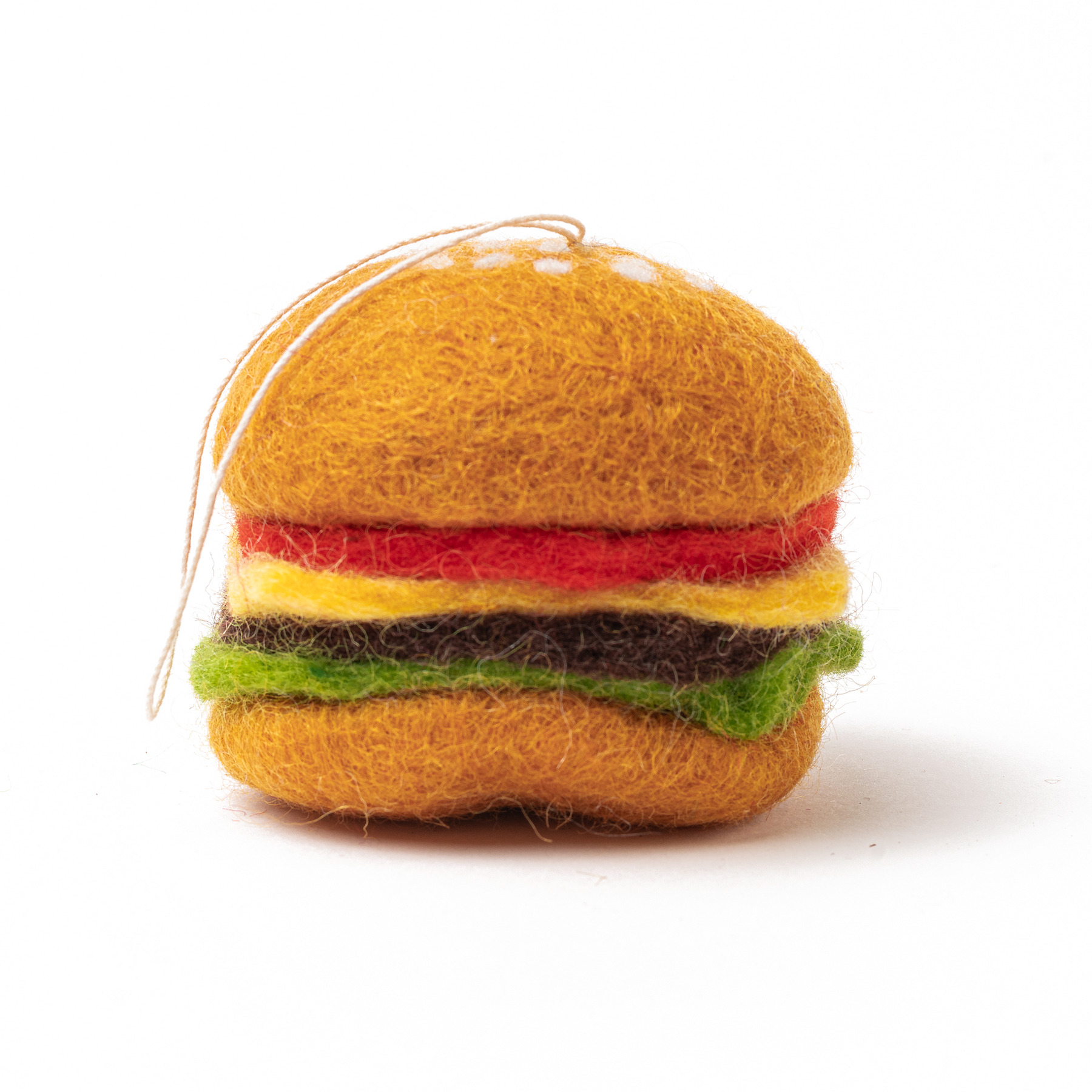Felt Burger Ornament