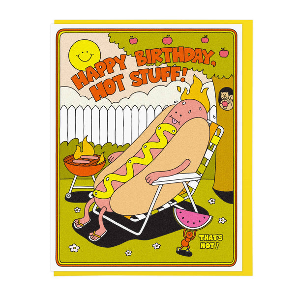 Hot Stuff Birthday Card