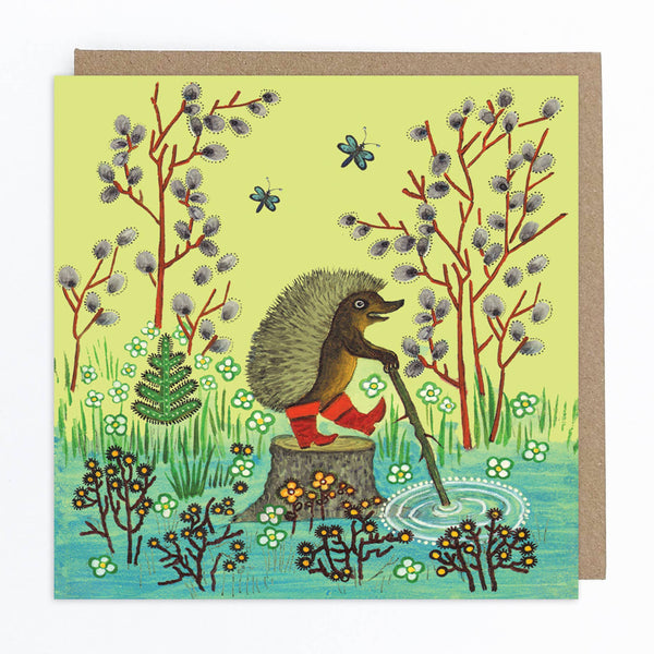 Hedgehog in Boots Card