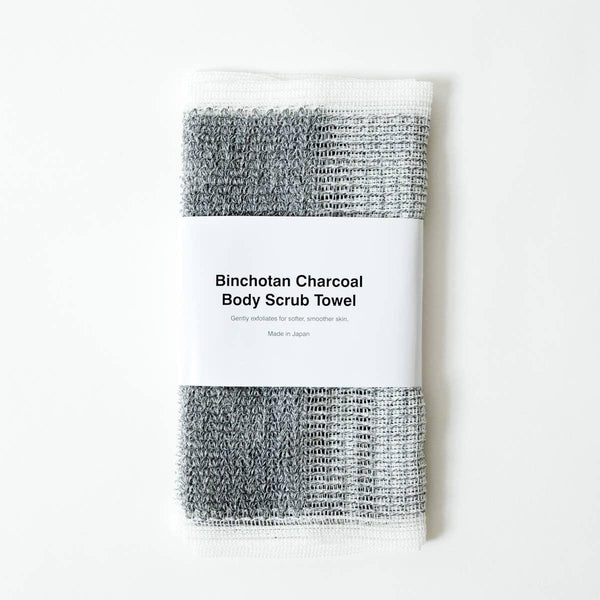 Morihata International Ltd. Co. - Binchotan Charcoal Body Scrub Towel - DIGS