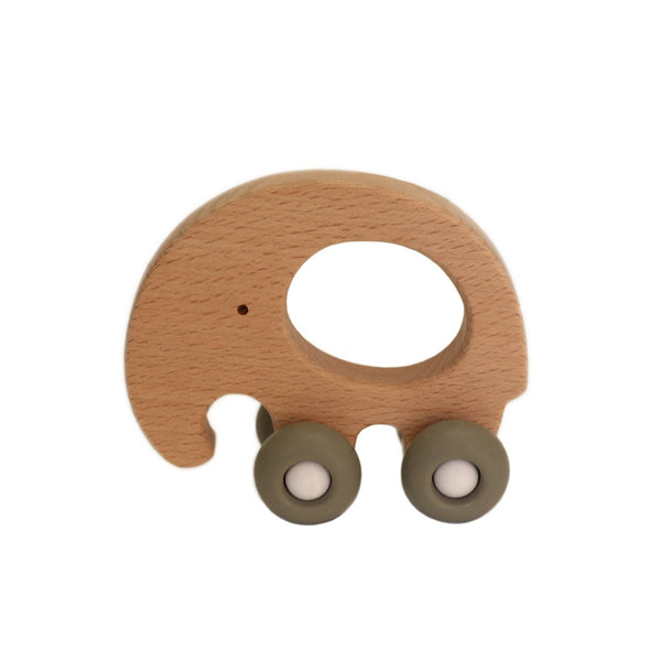 Wooden Elephant Teething Toy