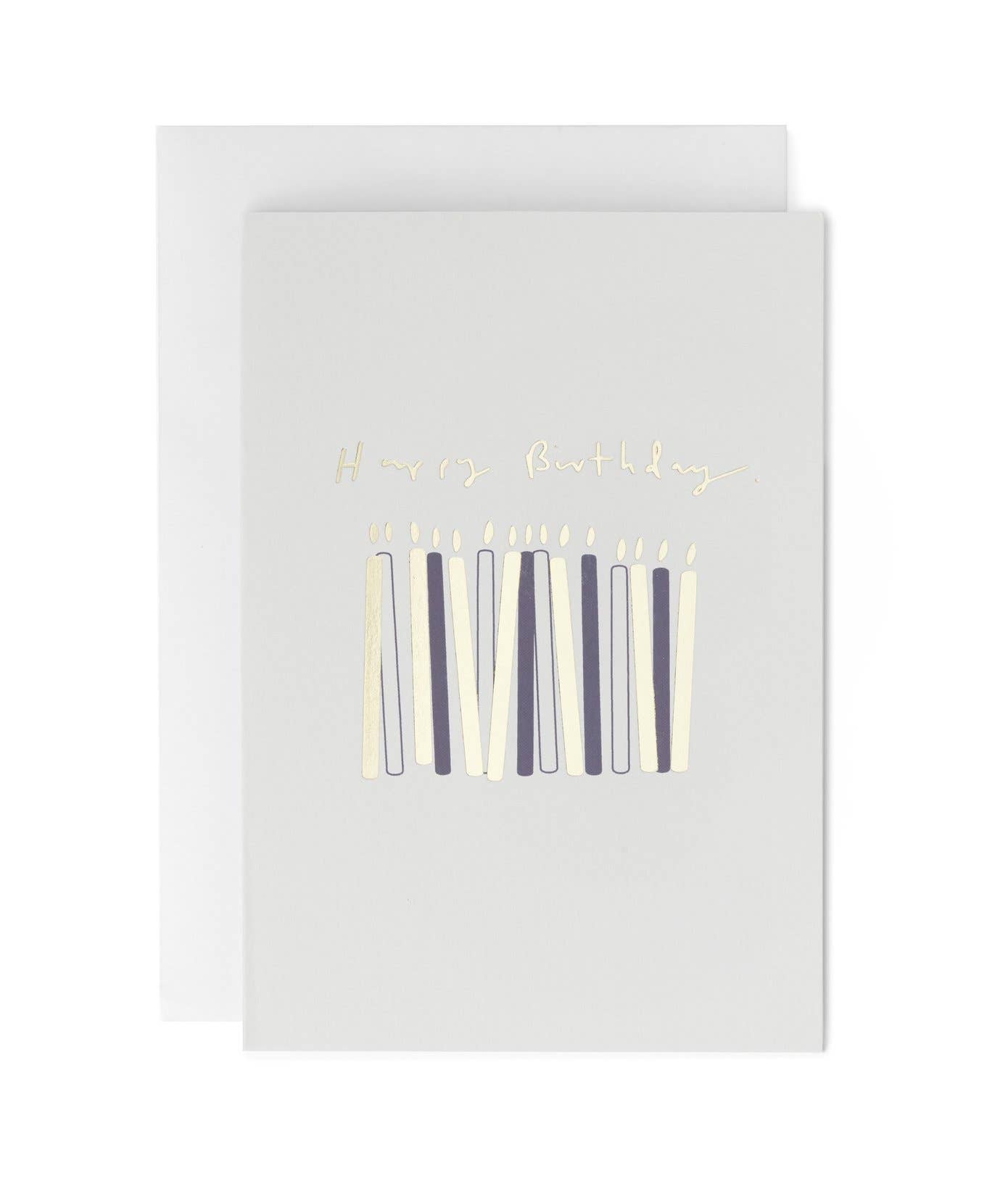 Happy Birthday Small Candles Card