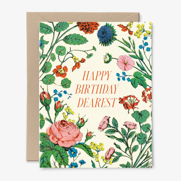 Happy Birthday Dearest Floral Card