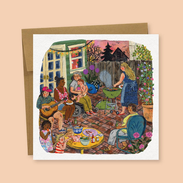 Summer Barbecue Greeting Card