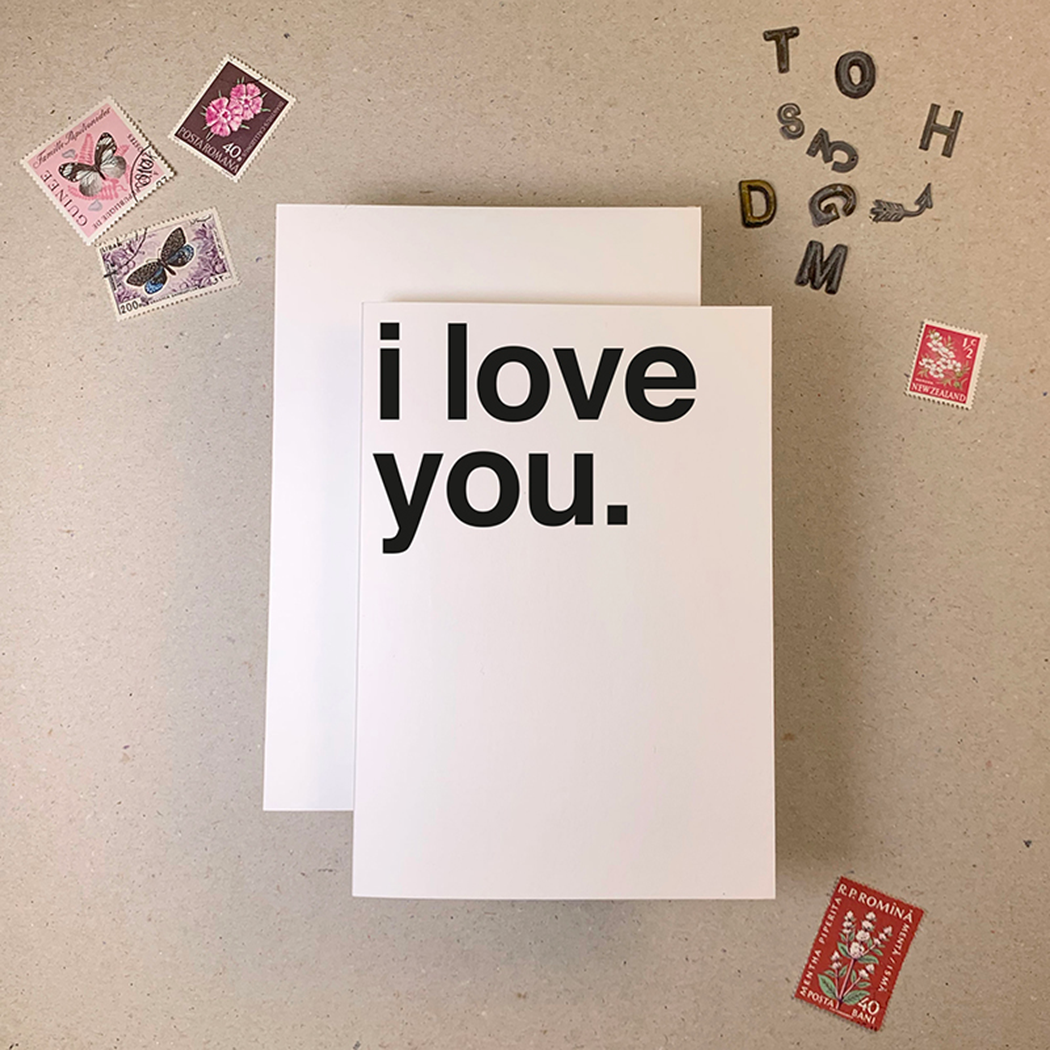 I Love You Card