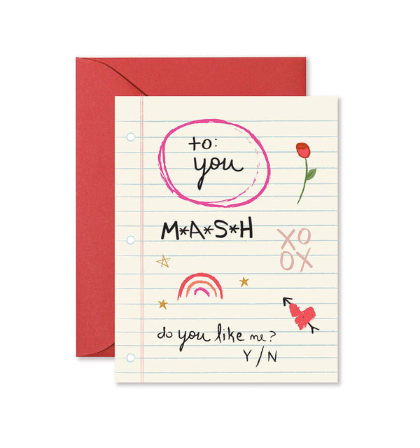 Another Love Note Valentine Card