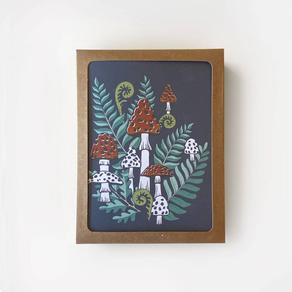 Toadstools + Ferns Boxed Card Set