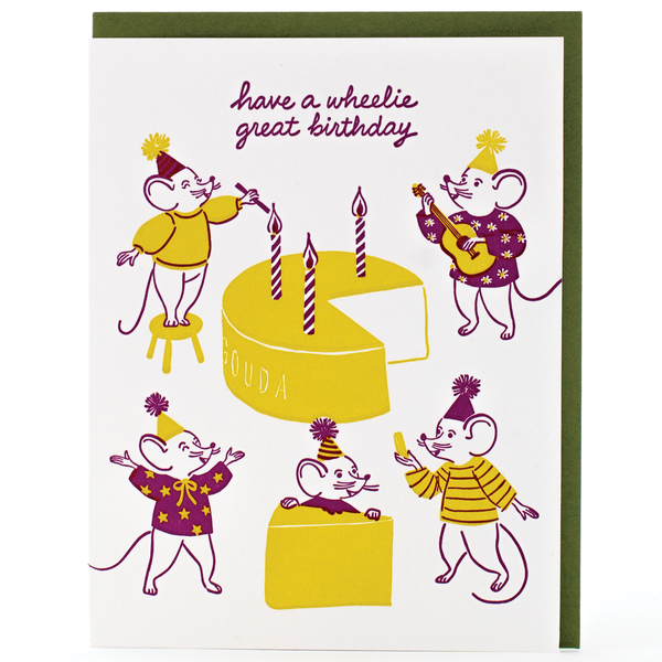 Party Mice Birthday Card