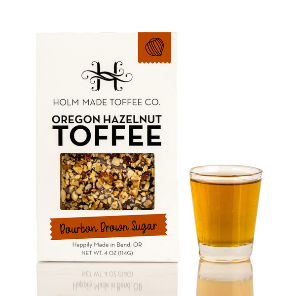 Oregon Hazelnut Toffee: Bourbon Brown Sugar