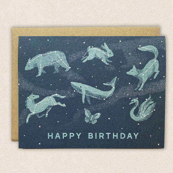 Happy Birthday Constellation Card