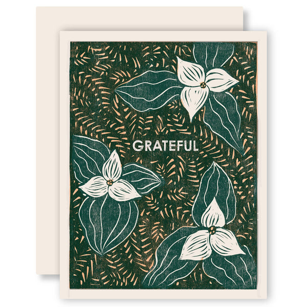 Trillium Gratitude Card