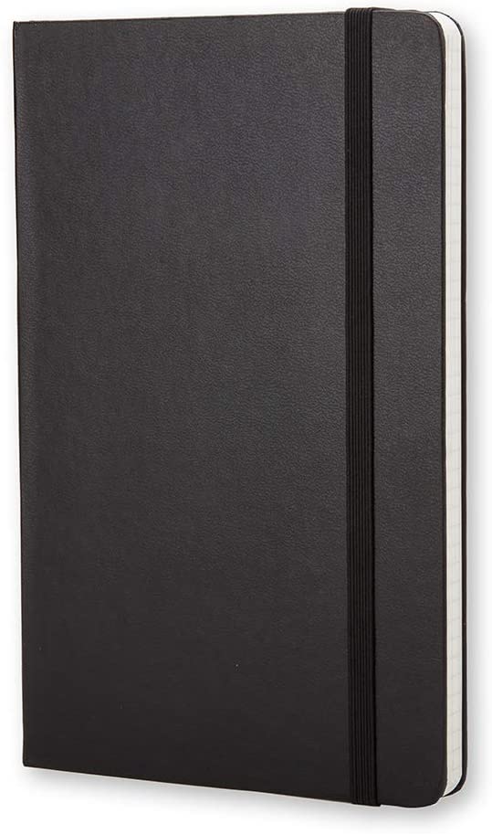 Classic Squared Hardcover Notebook: Pocket