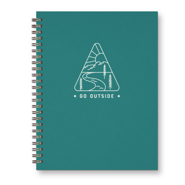Go Outside Lined Notebook