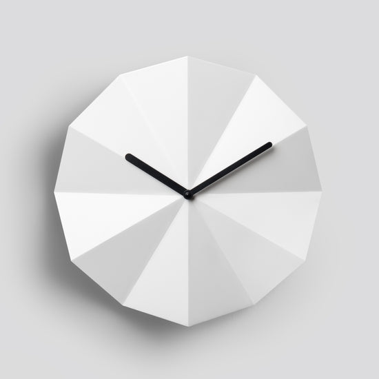Delta Clock: White