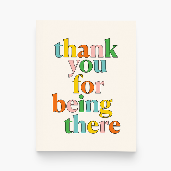 Thank You For Being There Thinking of You Greeting Card