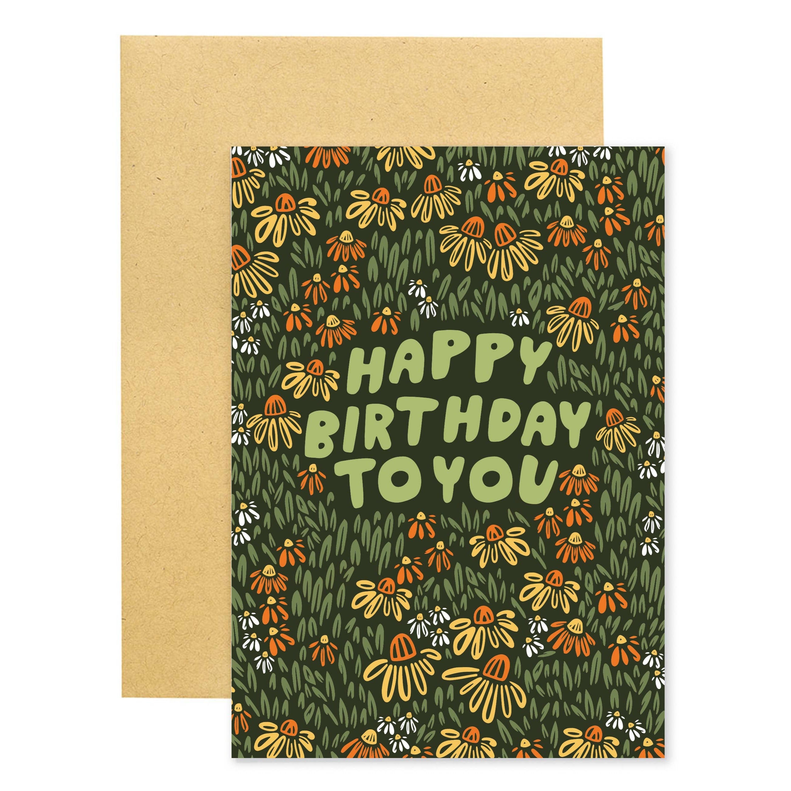 Birthday Flowers Card