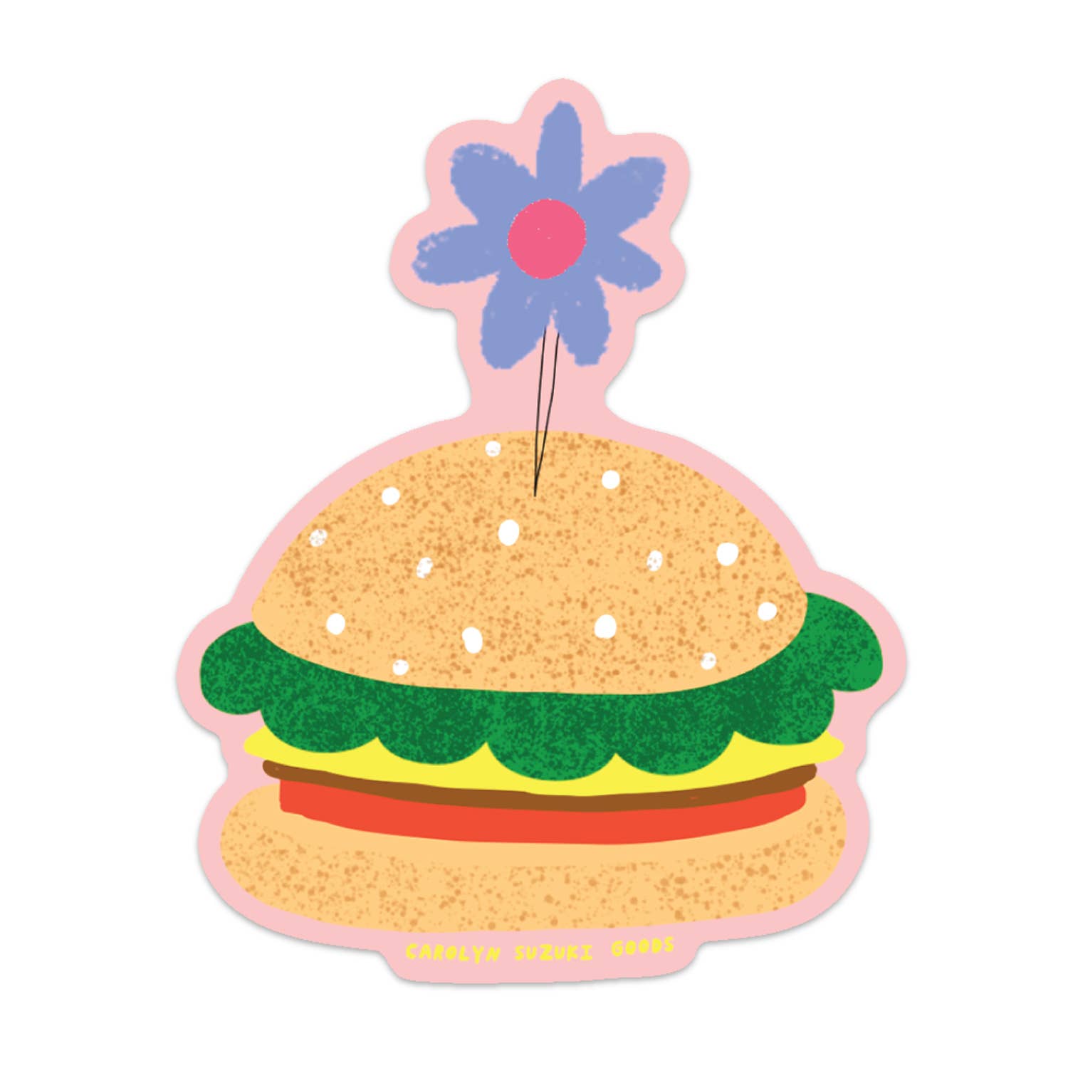 Burger Love Sticker