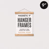 9" Magnetic Poster Hanger Frame: Natural - DIGS