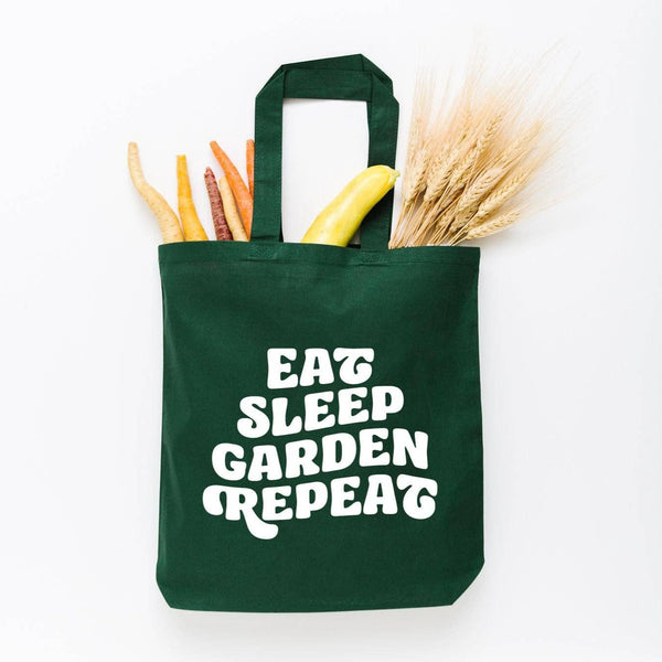 Eat, Sleep, Garden, Repeat Canvas Tote Bag