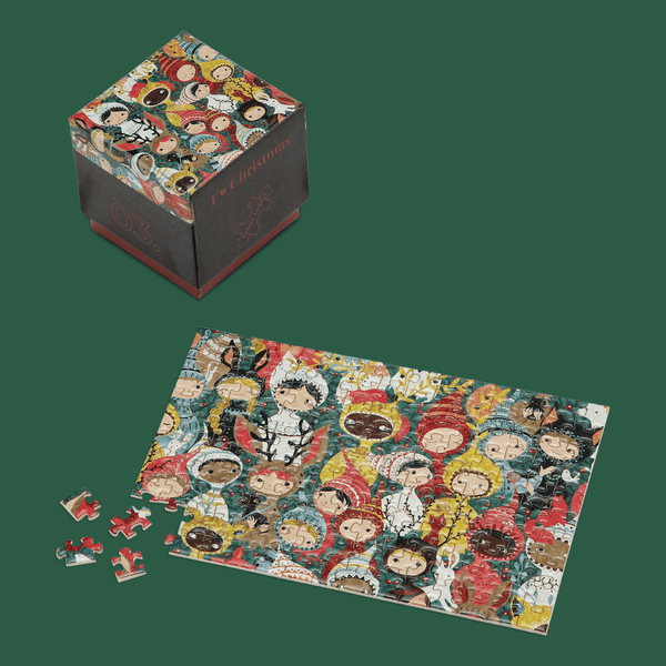 I Love Christmas Penny Puzzle