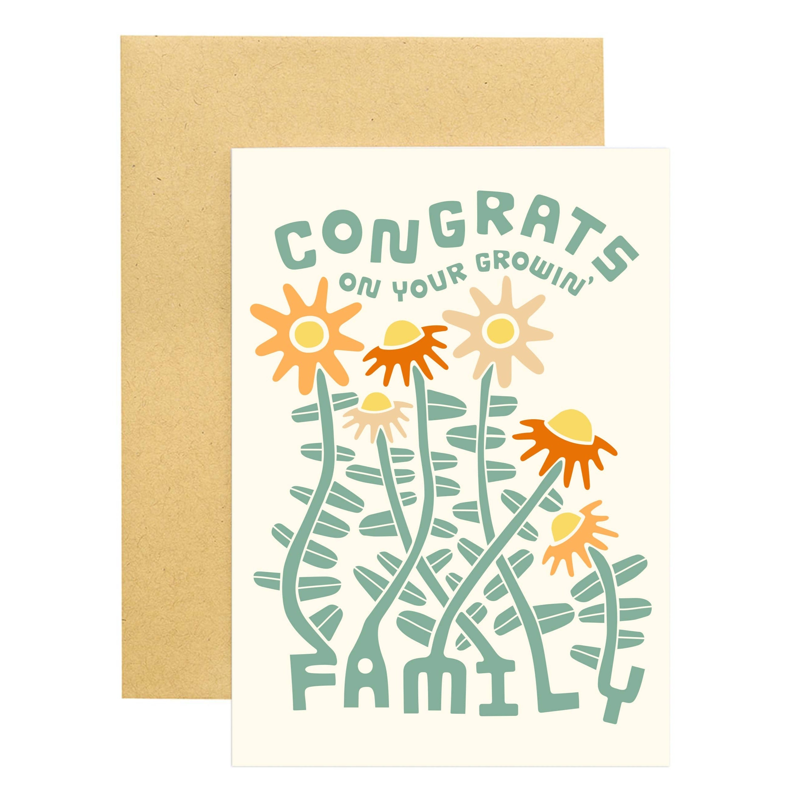 Growing Family Baby Card