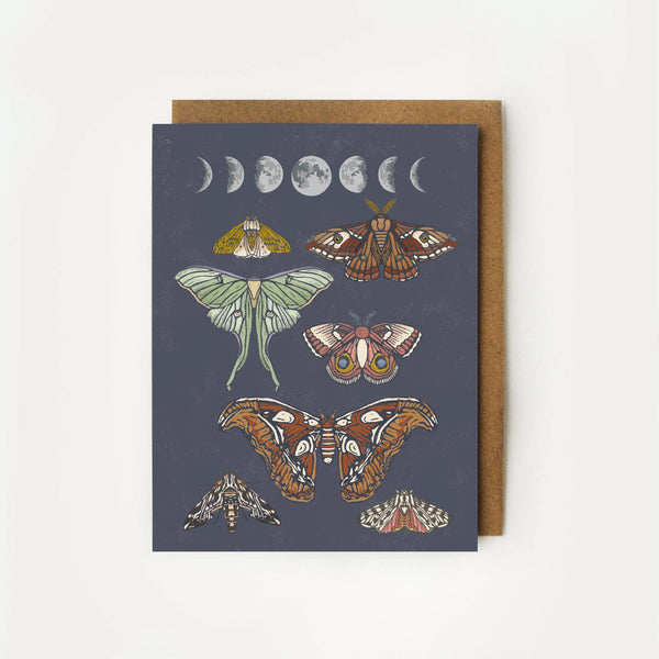 Moonlit Moths Card