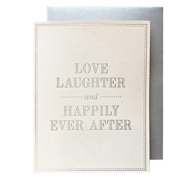 Happily Ever After Wedding Card