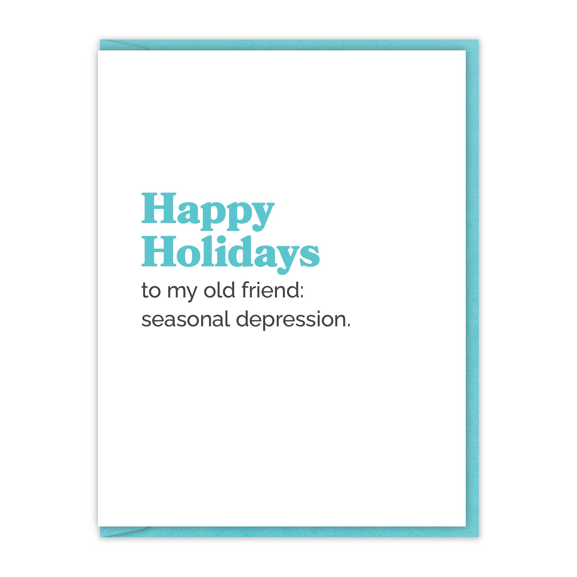 Seasonal Depression Holiday Card